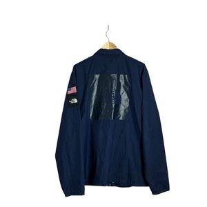 The North Face Navy Windbreaker Mens XXL Olympic Coach Style USA Jacket